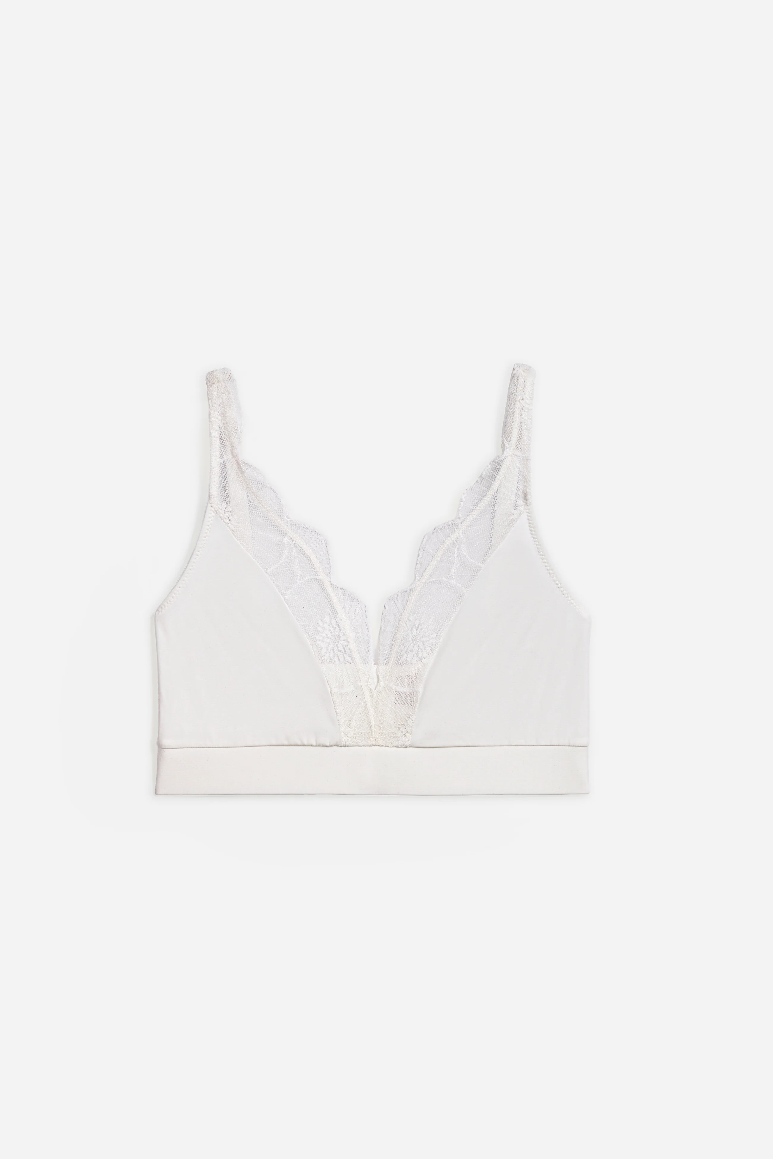 Anemone Soft High Apex Bra | Ivory