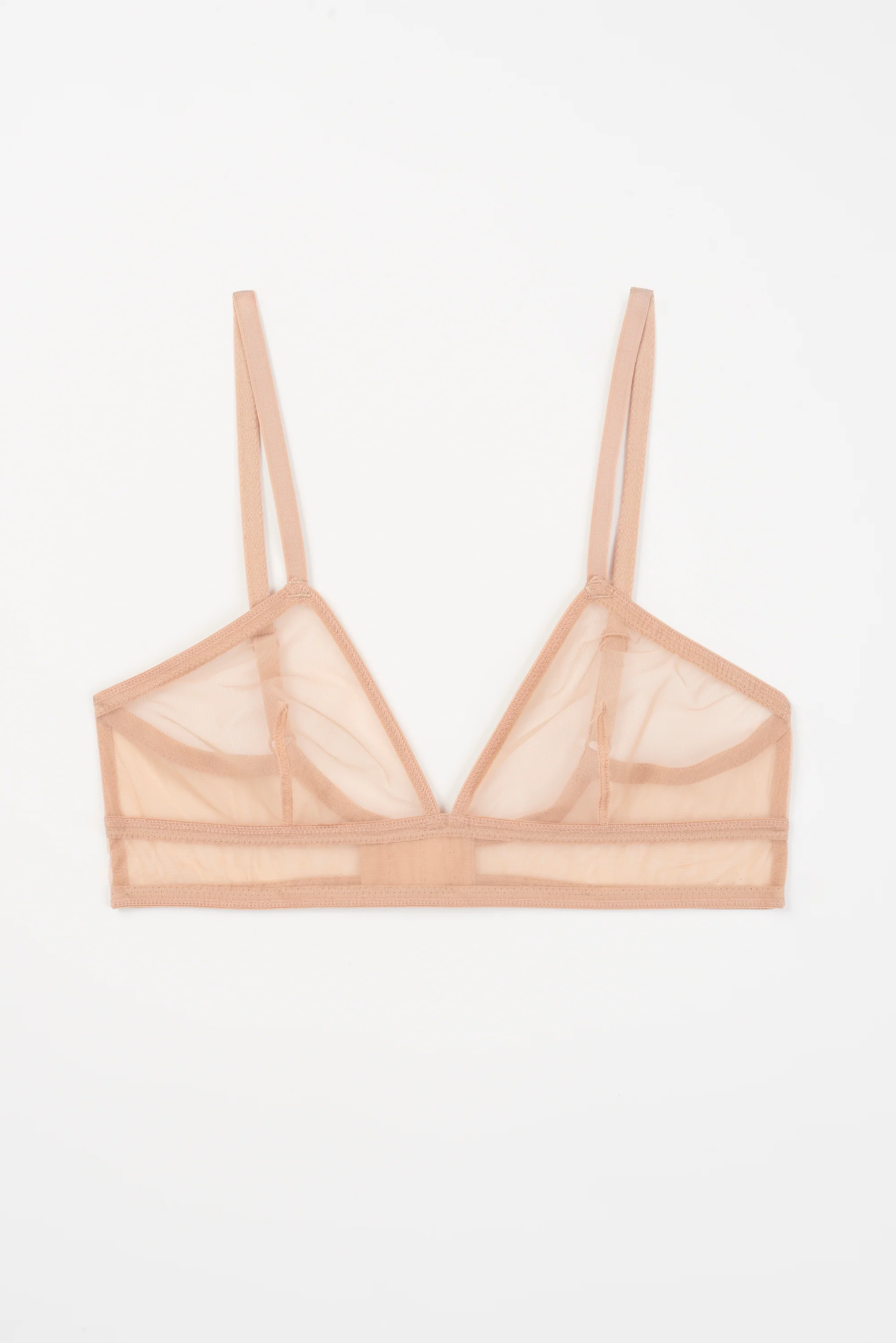 Bare Minimal Soft Triangle Bra | Powder