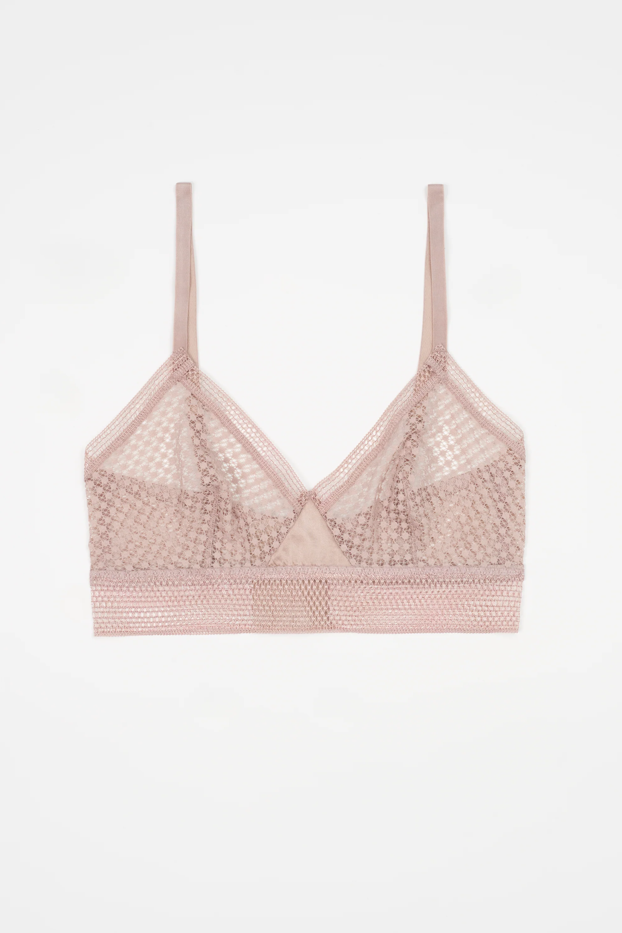 Bella Soft Cup Triangle Bra | Vintage Rose