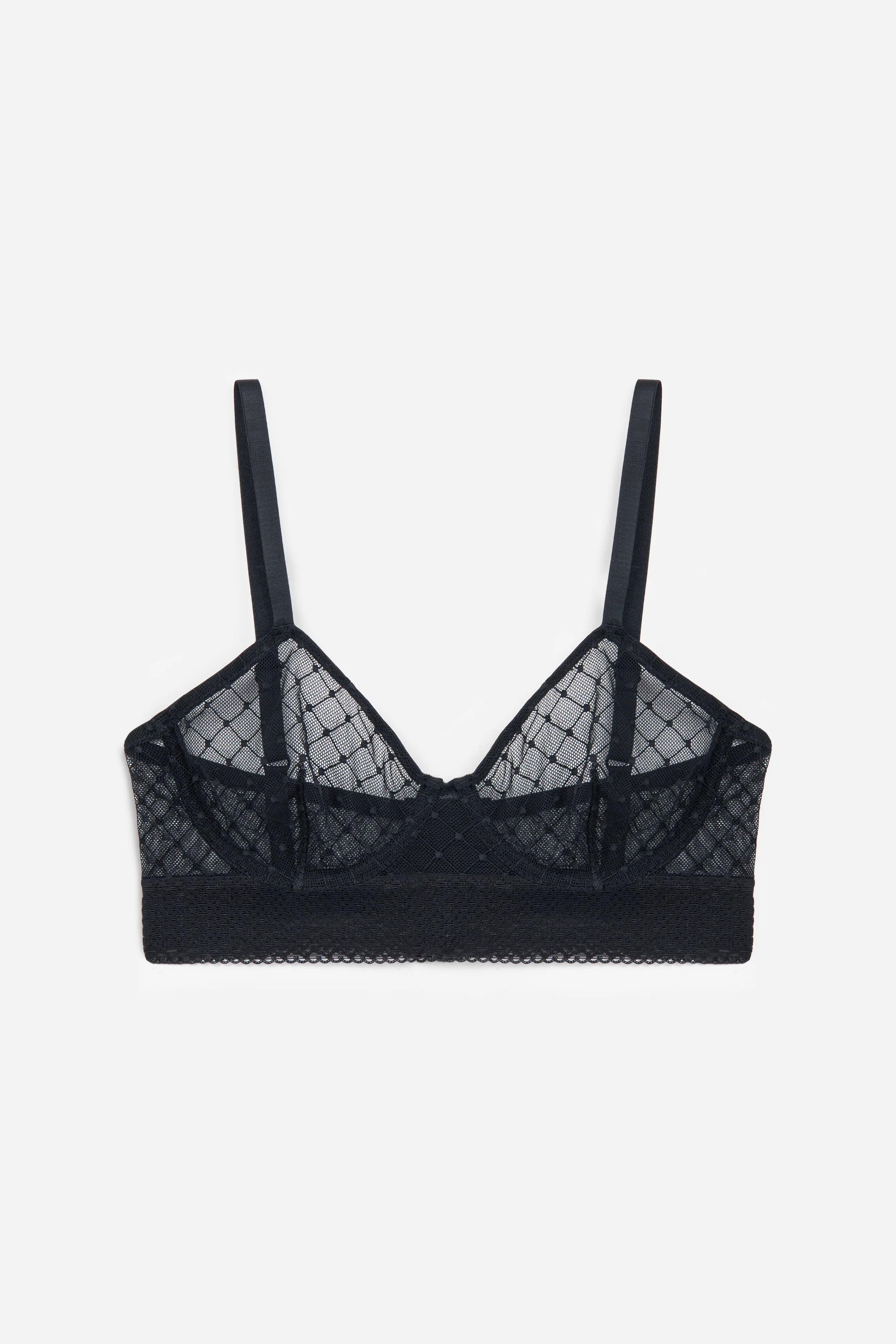 Cosmo Underwire Longline Bra | Black