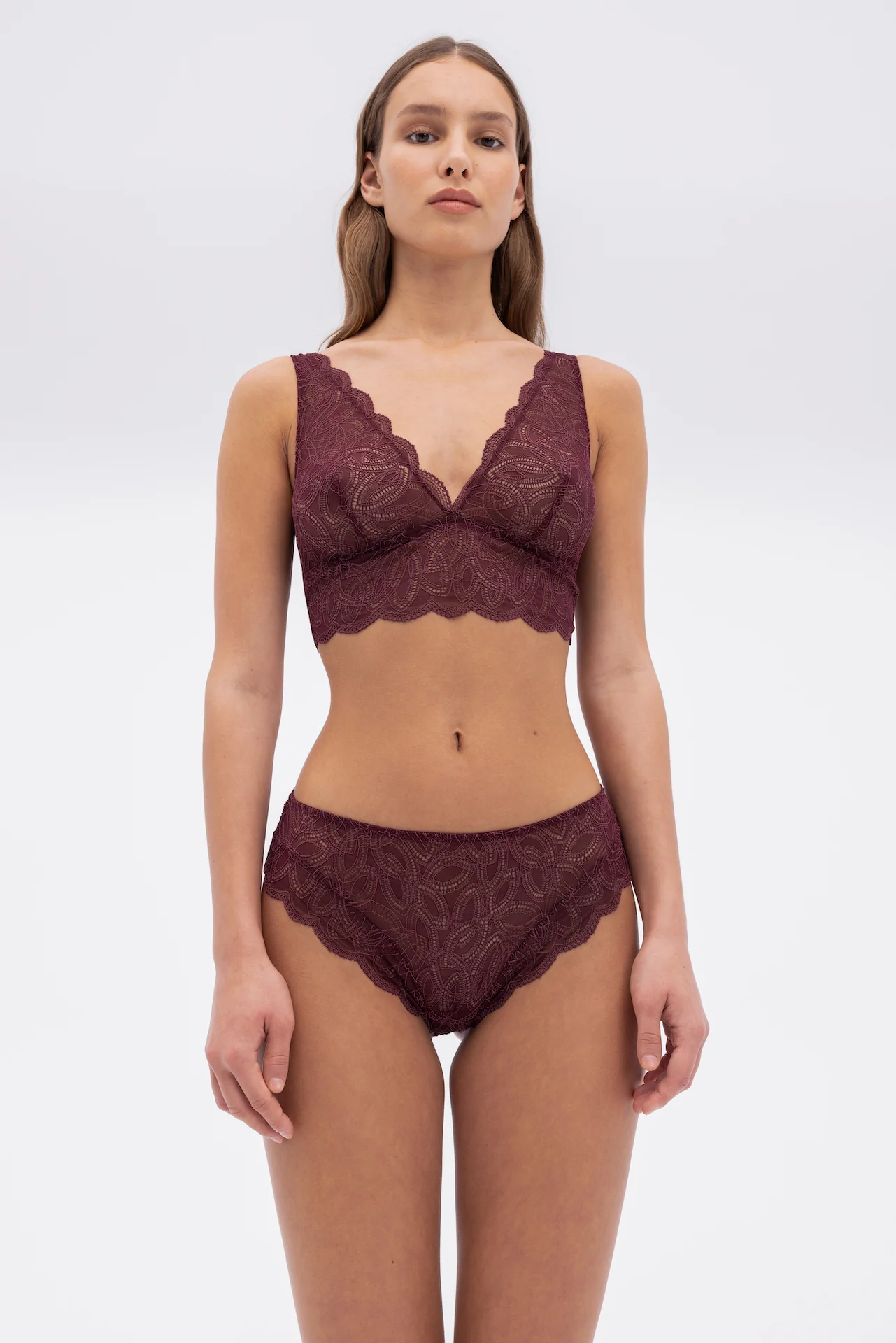 Dahlia Brief | Cherry Lacquer - Image 2