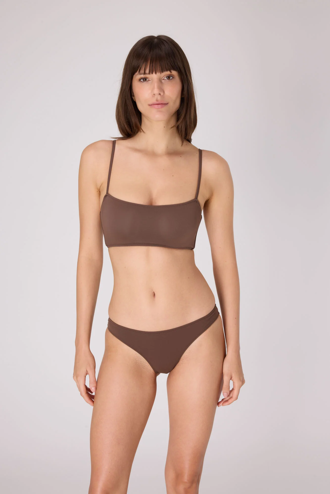 Essential Underwire Bikini Top | Choco - Image 3