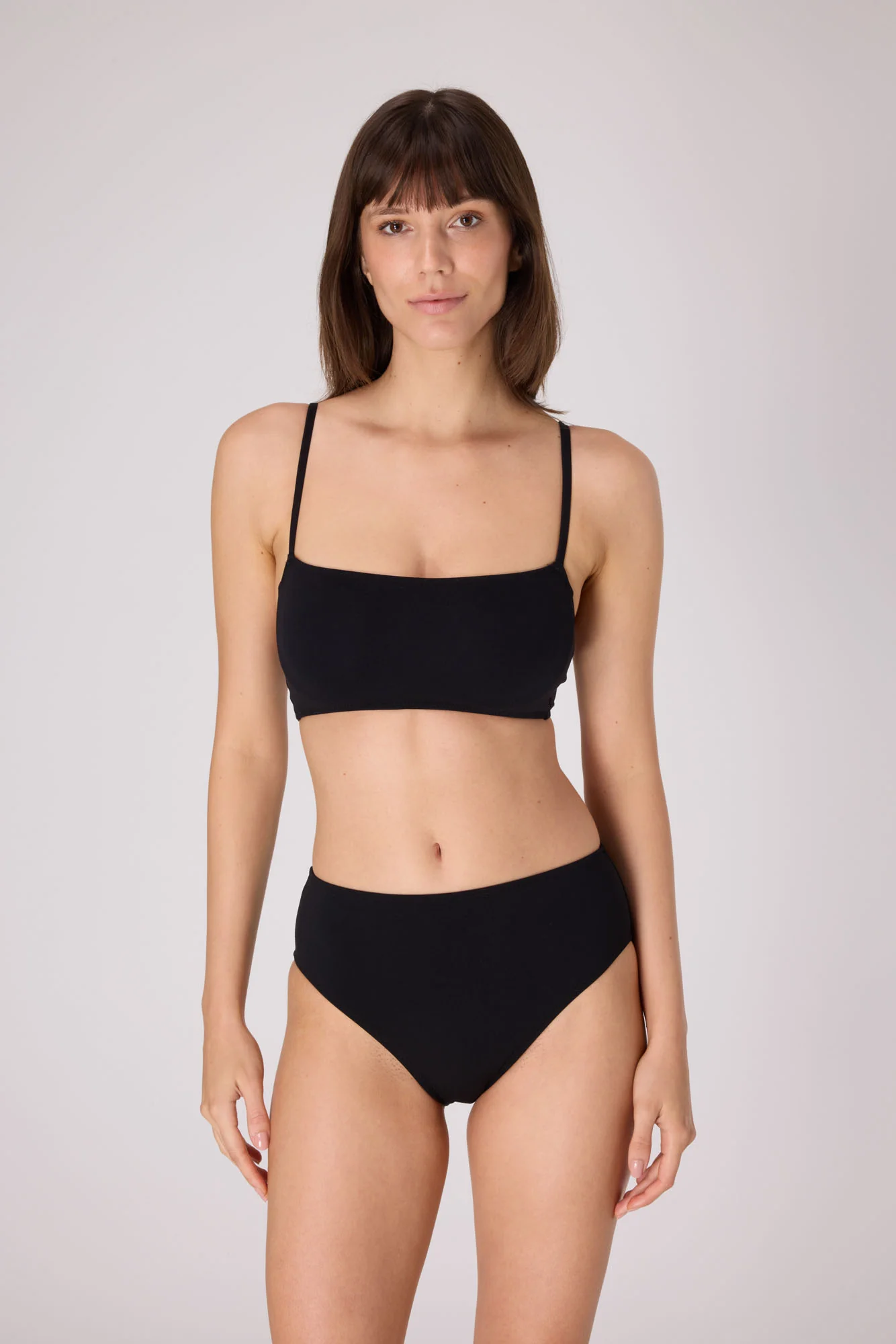 Essential High Waist Bikini Bottom | Black - Image 5