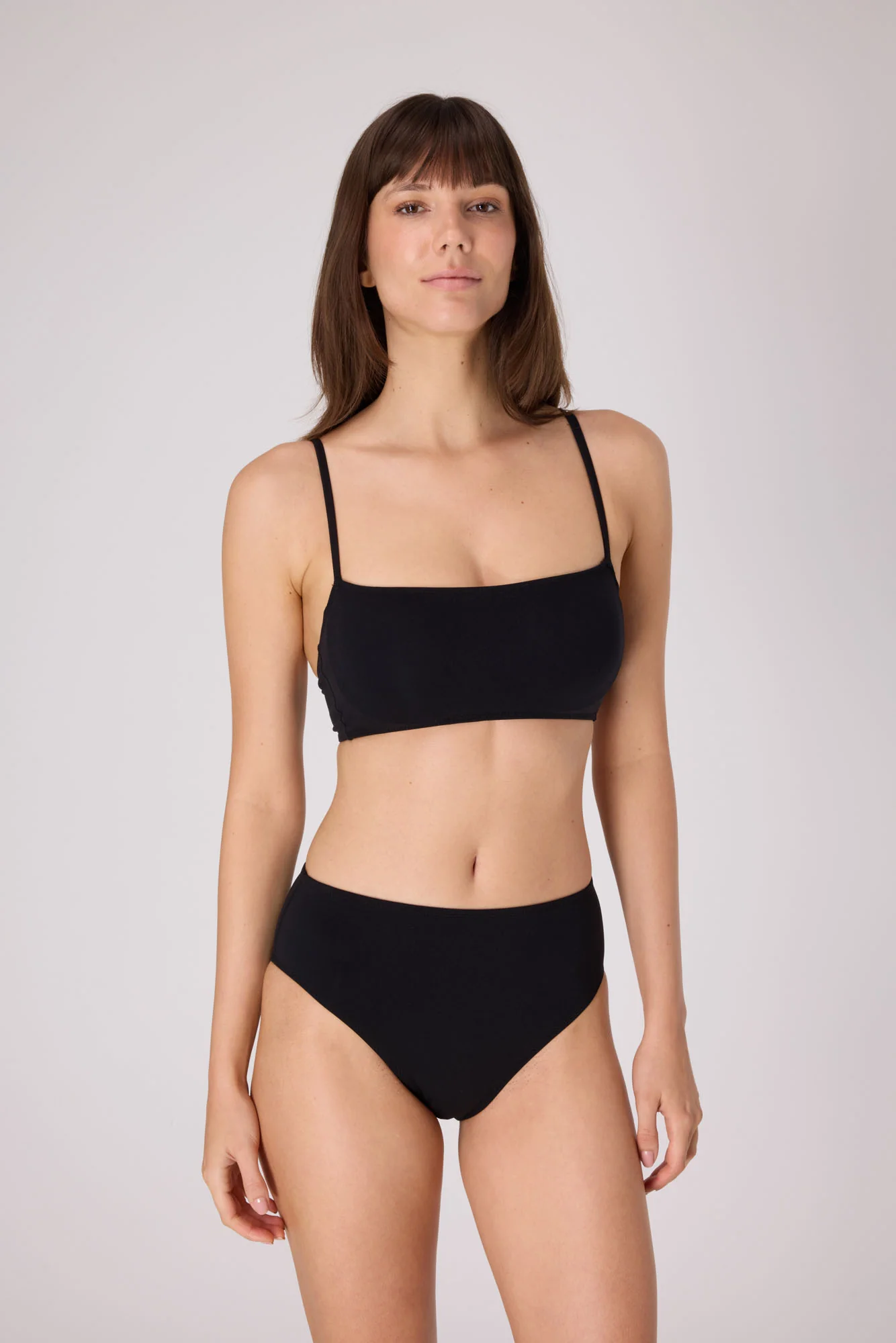 Essential High Waist Bikini Bottom | Black - Image 6