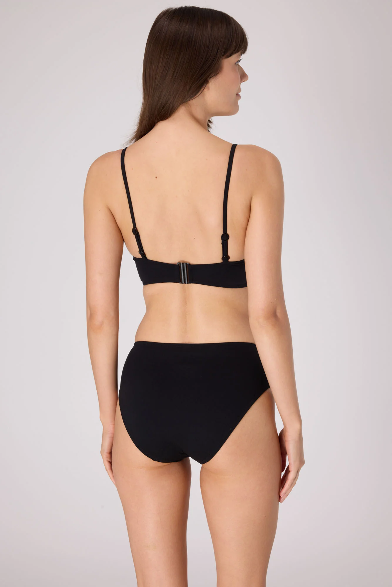 Essential High Waist Bikini Bottom | Black - Image 7