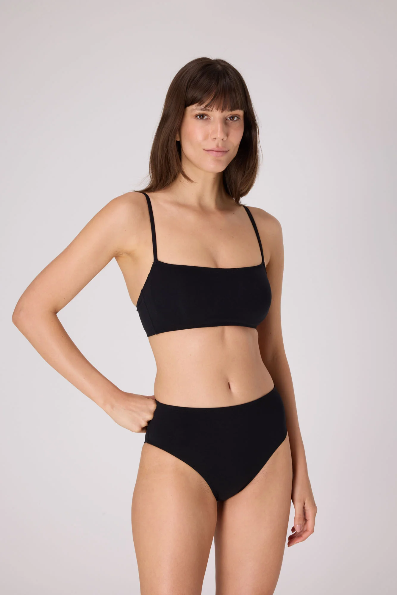 Essential Underwire Bikini Top | Black - Image 4