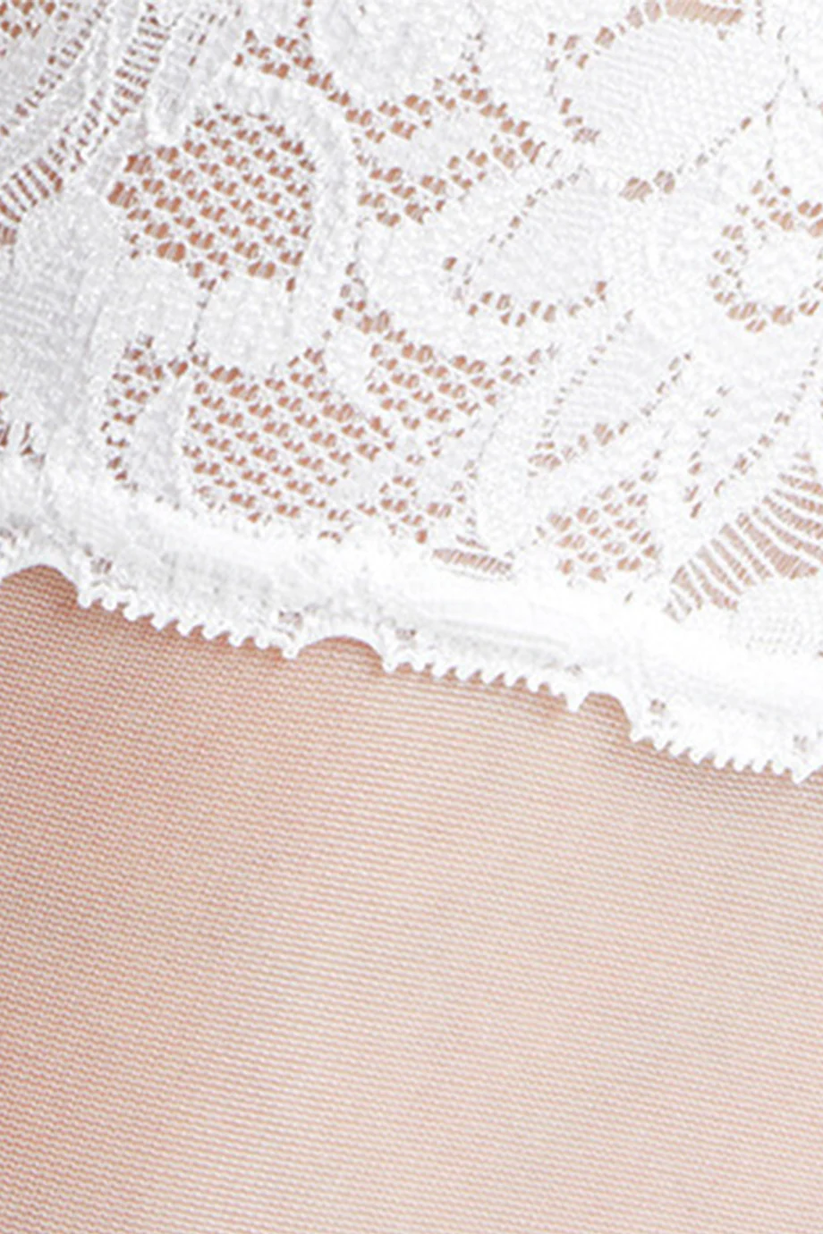 FALKE Seidenglatt 15 Stay Ups | White - Image 4