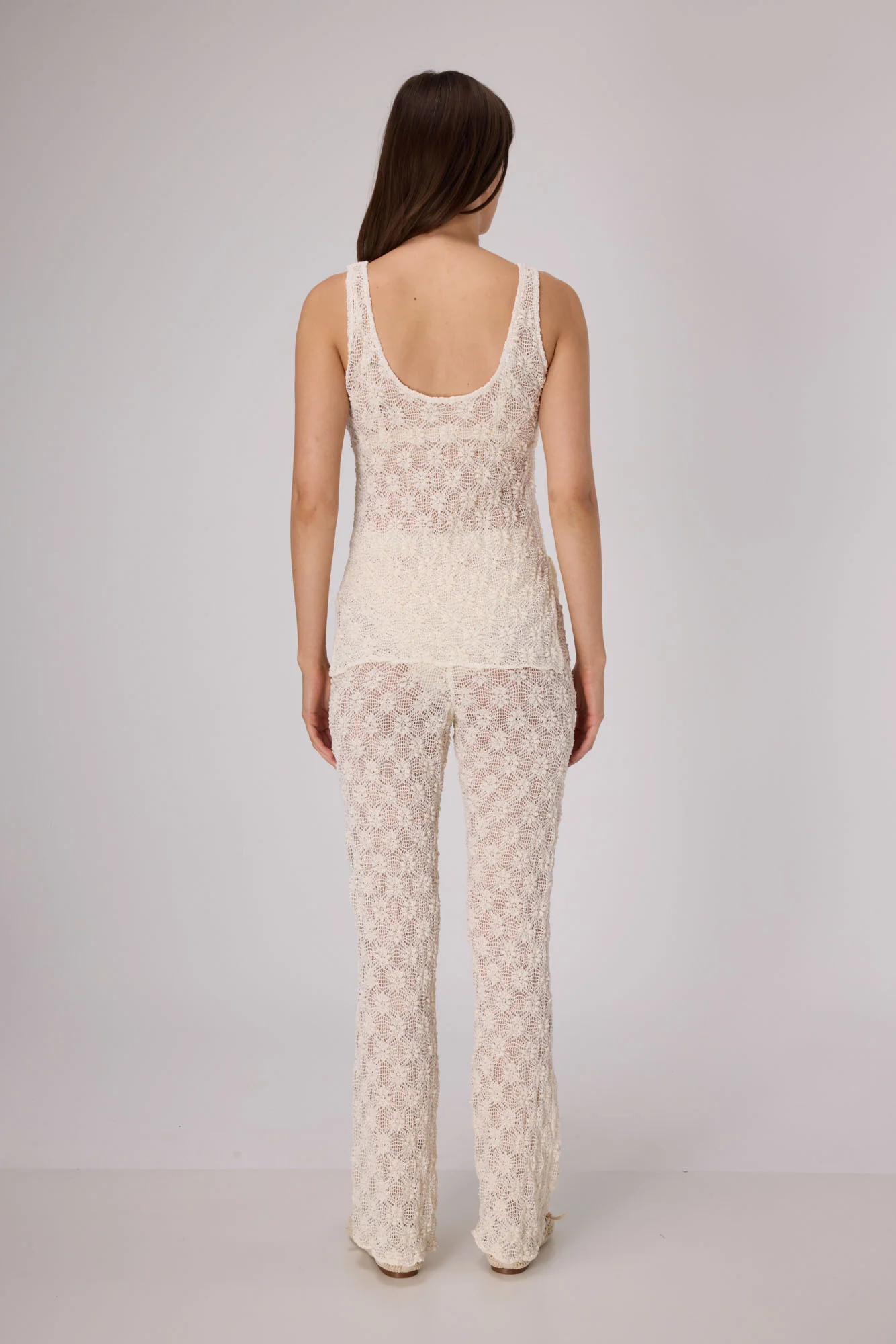Handloom Pants  | Cream - Image 4