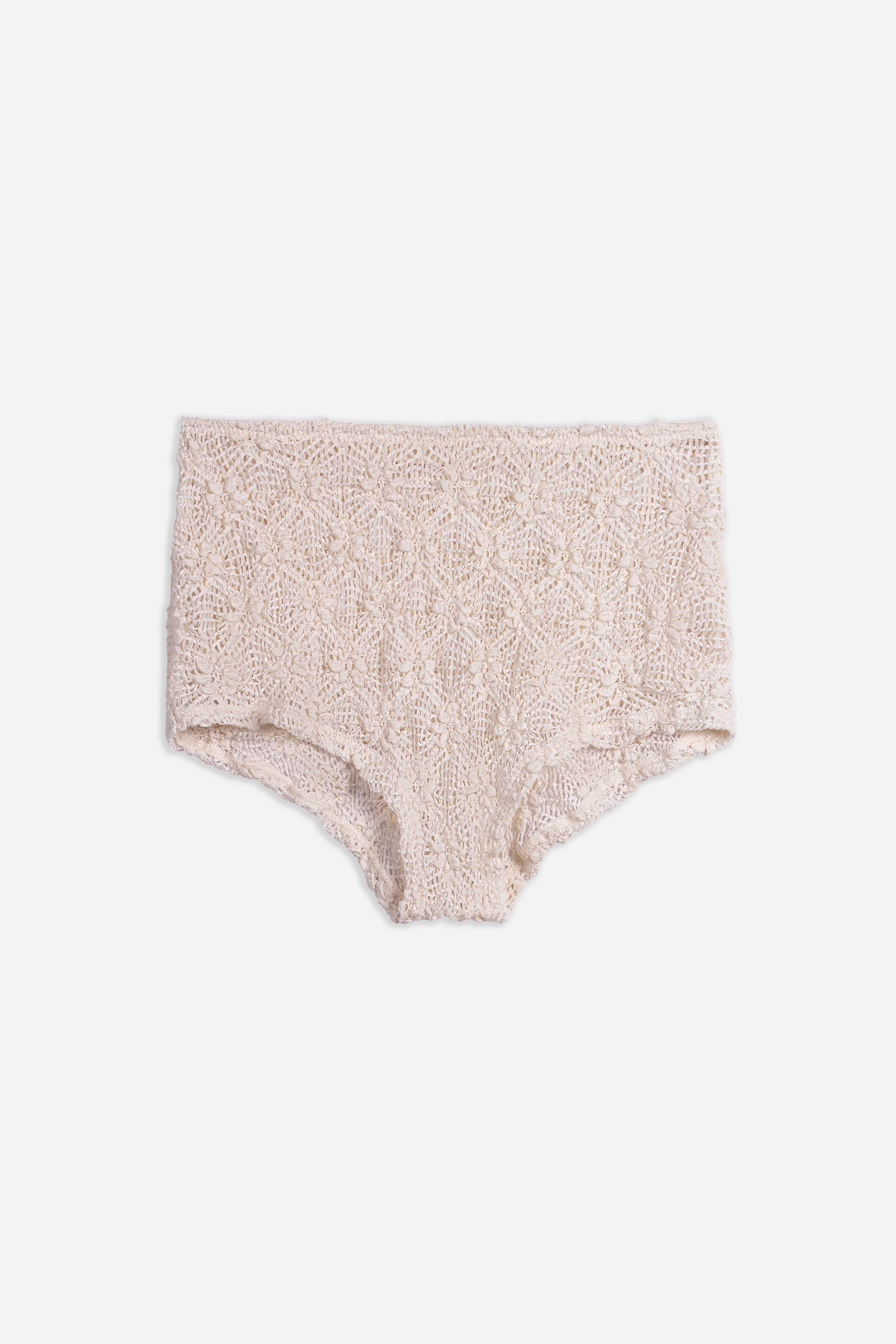 Handloom Shorts  | Cream