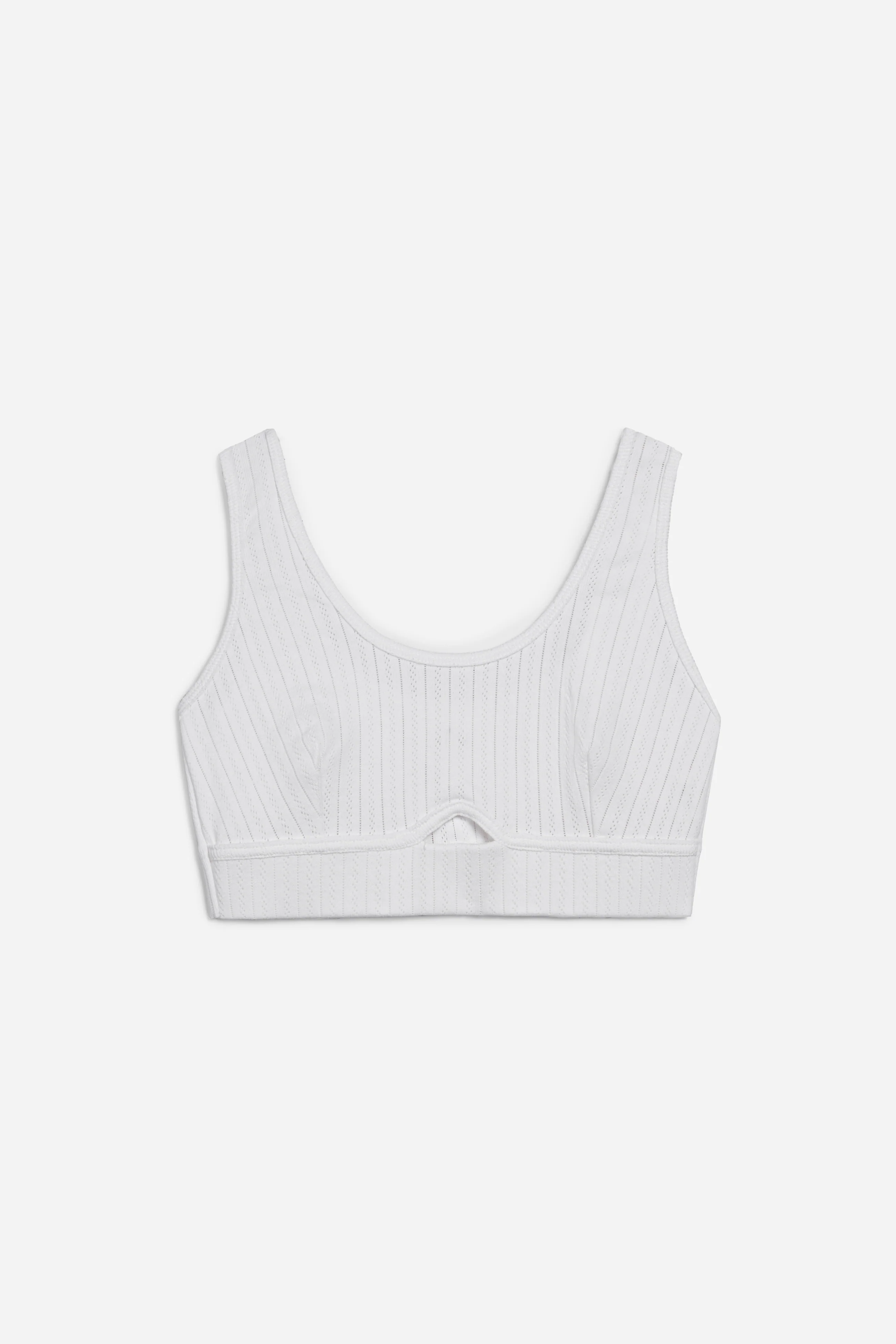 Pointelle Soft Bra Top | OffWhite