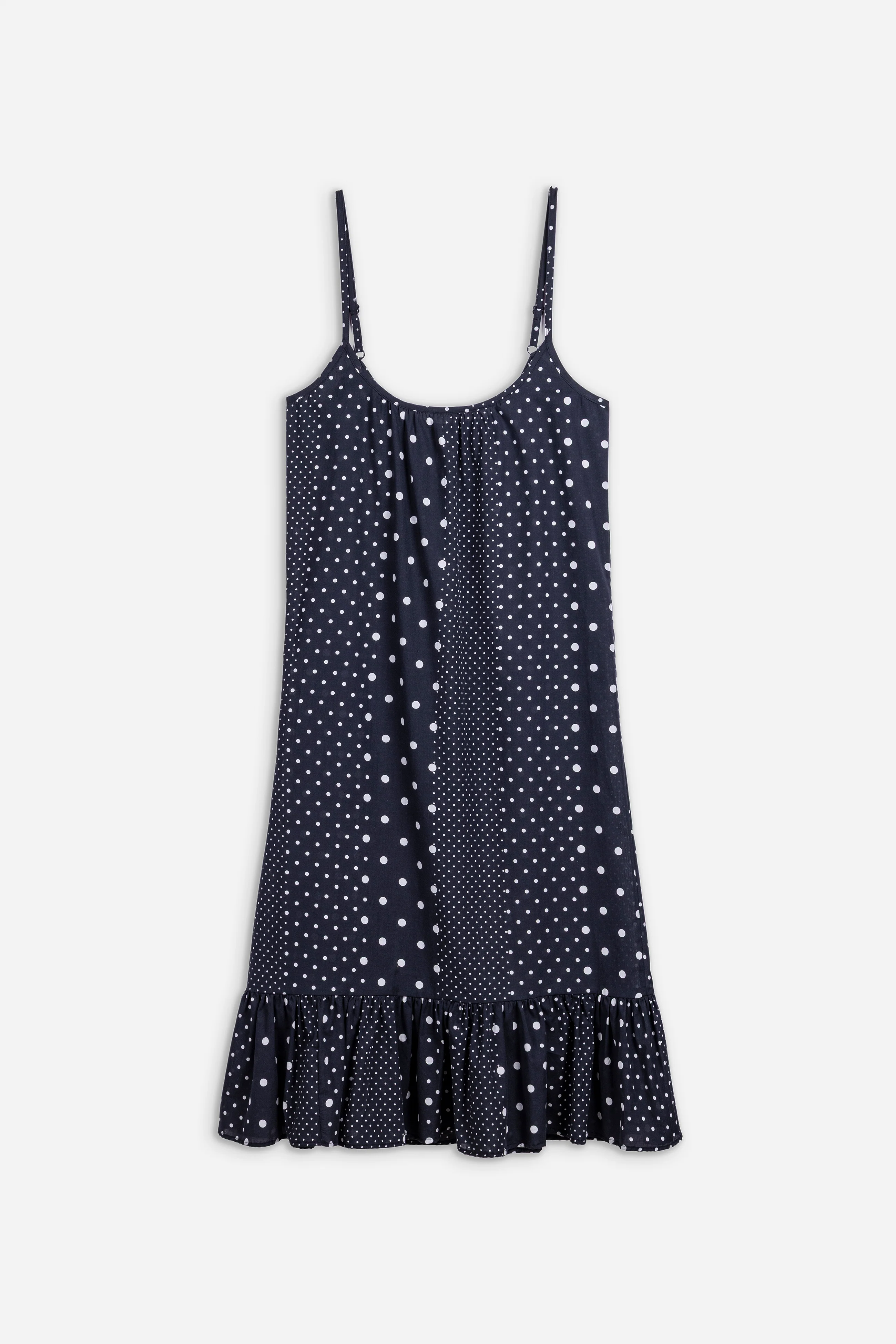 Polka Dot Slip Dress | Black