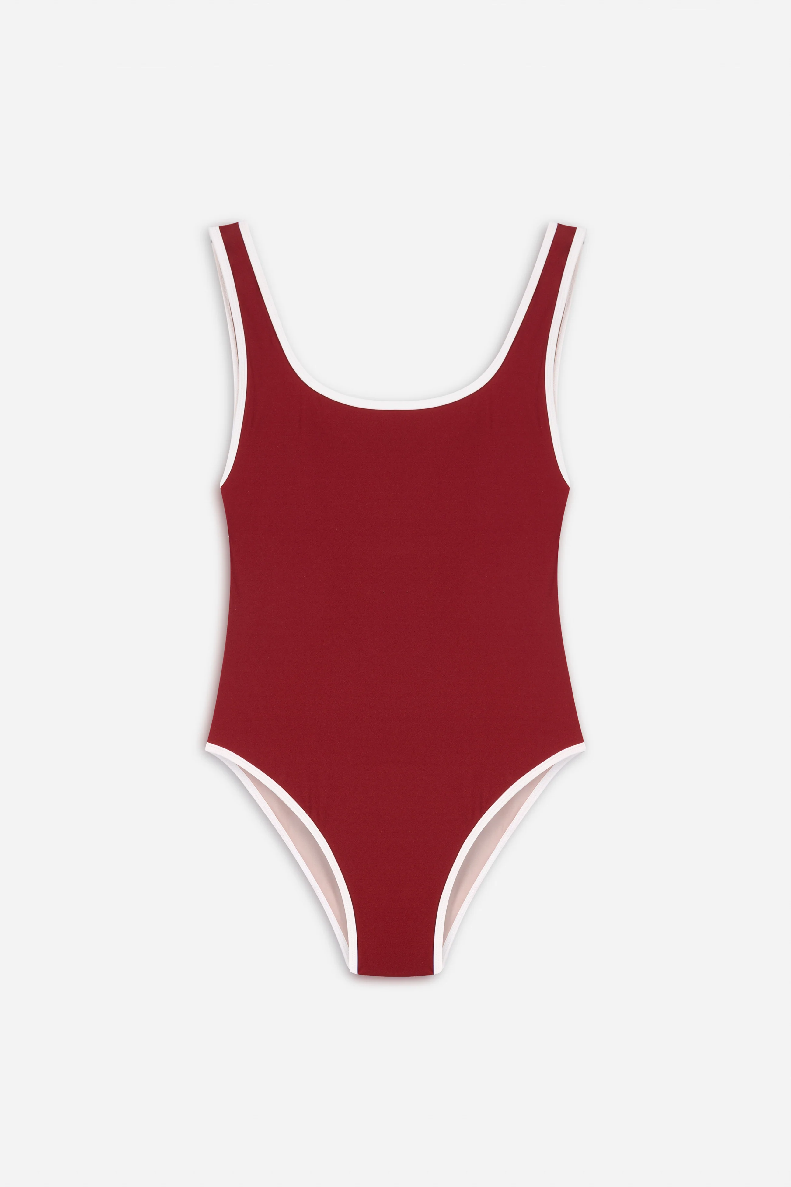Sandra One Piece Suit | Crimson