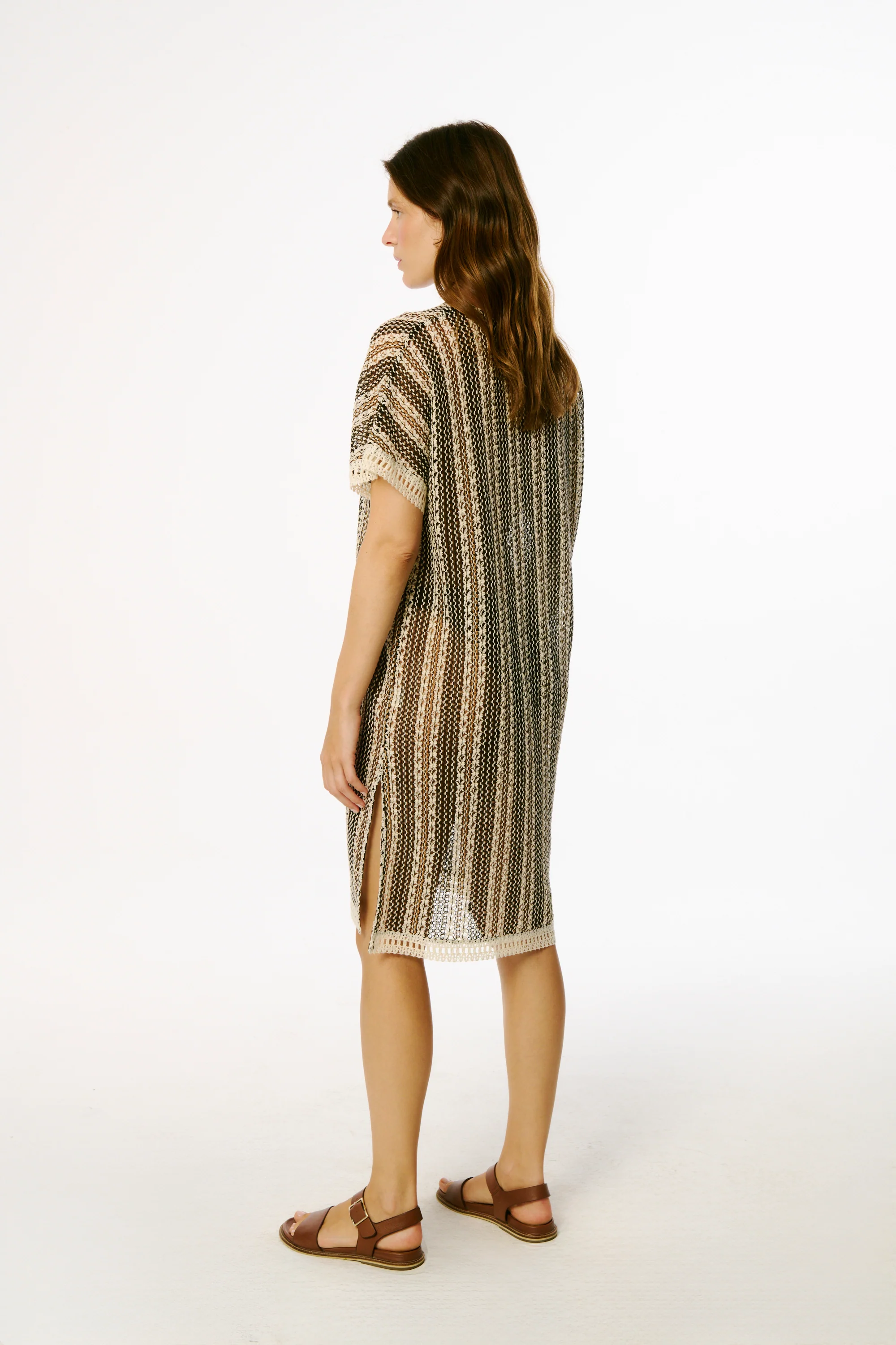 Santorini Knit Cover Up | Black - Image 3