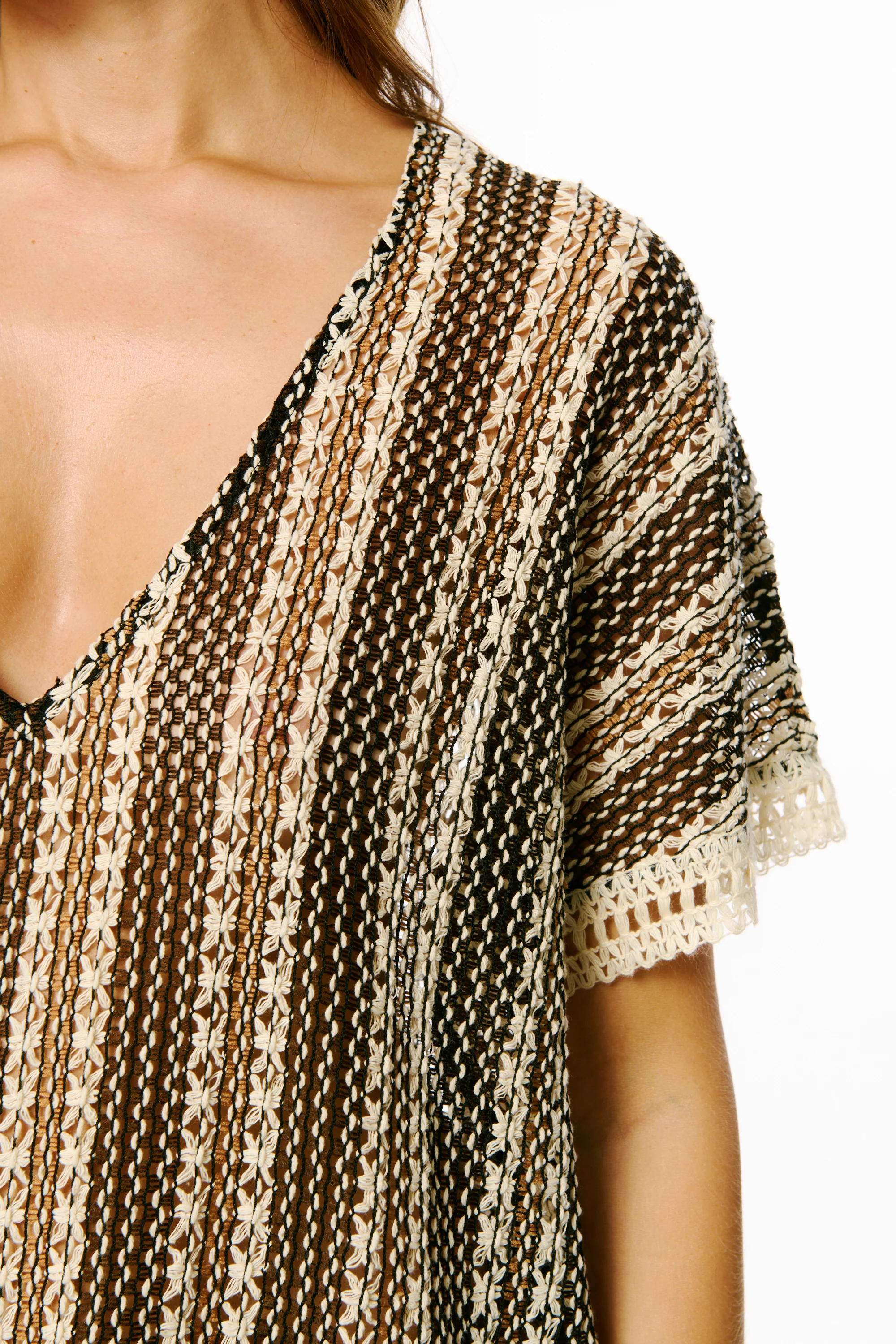 Santorini Knit Cover Up | Black - Image 4